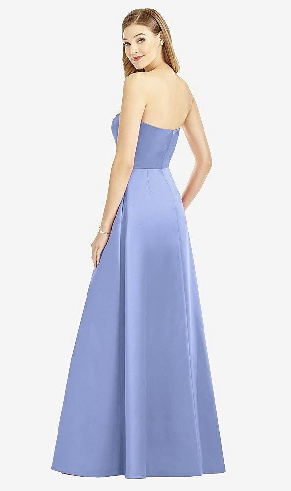 Back View - Periwinkle - PANTONE Serenity After Six Bridesmaid Dress 6755