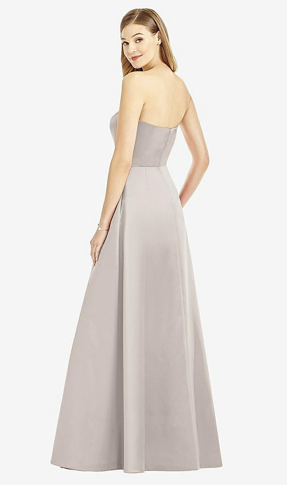Back View - Taupe After Six Bridesmaid Dress 6755