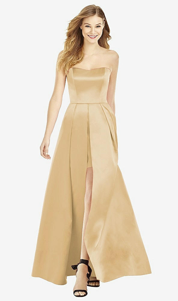 Front View - Venetian Gold After Six Bridesmaid Dress 6755