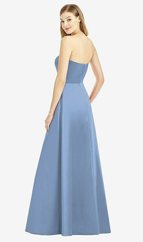 Back View - Windsor Blue After Six Bridesmaid Dress 6755