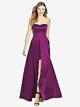 Front View Thumbnail - Wild Berry After Six Bridesmaid Dress 6755