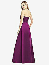Rear View Thumbnail - Wild Berry After Six Bridesmaid Dress 6755