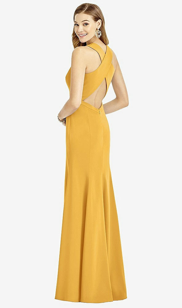 Front View - NYC Yellow After Six Bridesmaid Dress 6756