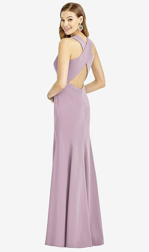 Front View - Suede Rose After Six Bridesmaid Dress 6756