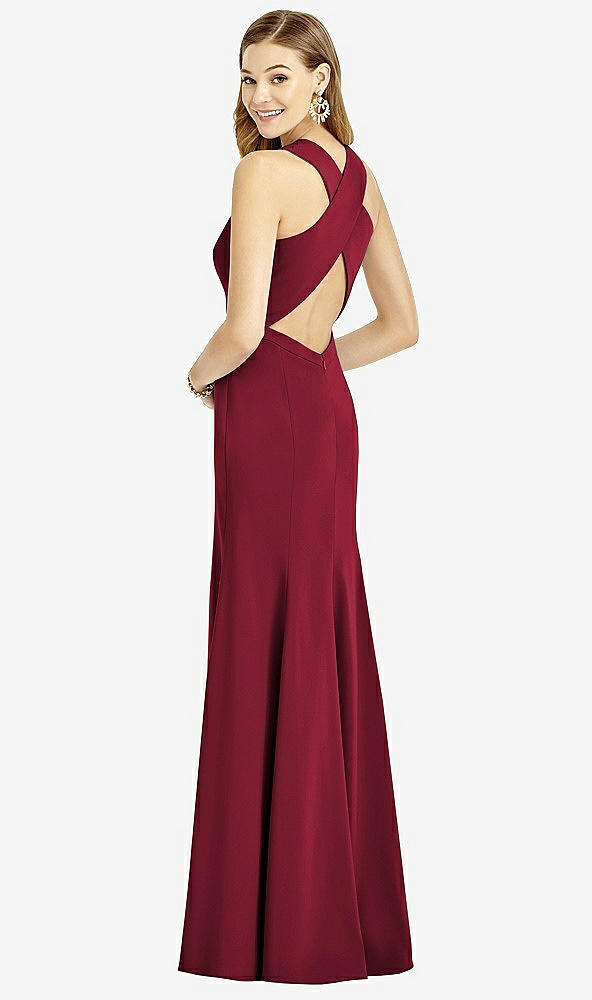 Front View - Burgundy After Six Bridesmaid Dress 6756