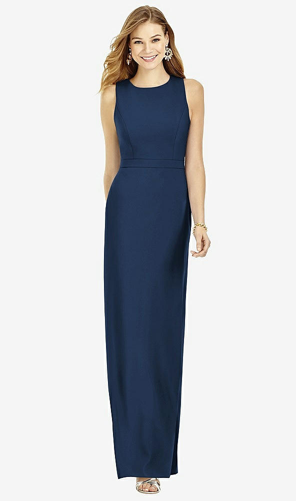 Back View - Midnight Navy After Six Bridesmaid Dress 6756