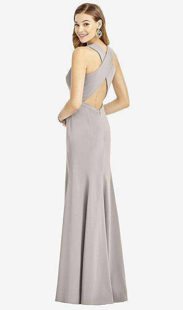 Front View - Taupe After Six Bridesmaid Dress 6756