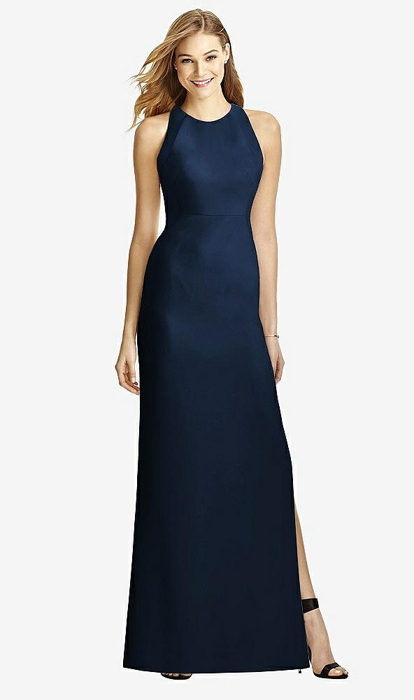 Back View - Midnight Navy After Six Bridesmaid Dress 6757