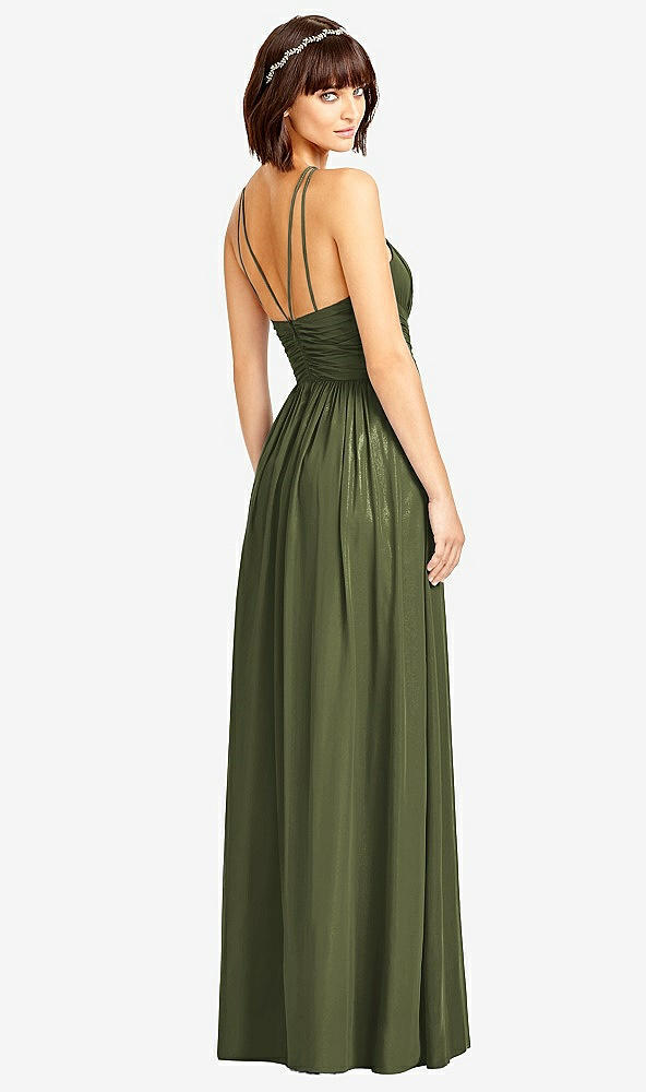 Back View - Olive Green Dessy Collection Style 2969