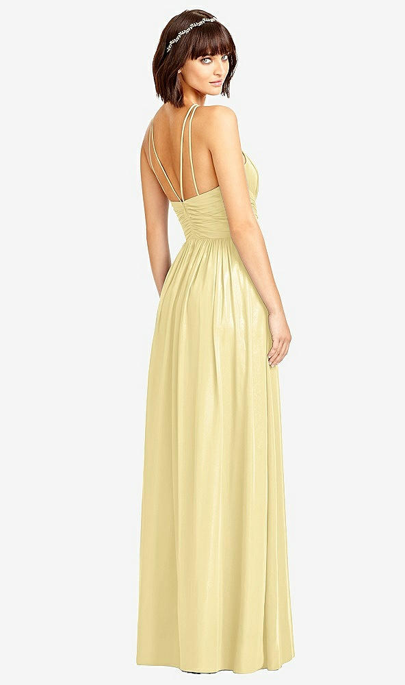 Back View - Pale Yellow Dessy Collection Style 2969