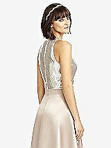 Rear View Thumbnail - Silver Dessy Collection Bridesmaid Top T2973