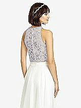 Rear View Thumbnail - Regalia - PANTONE Ultra Violet & Oyster Dessy Collection Bridesmaid Top T2974