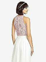 Rear View Thumbnail - Flame & Oyster Dessy Collection Bridesmaid Top T2974