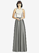 Front View Thumbnail - Charcoal Gray Dessy Collection Bridesmaid Skirt S2976