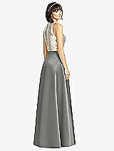 Rear View Thumbnail - Charcoal Gray Dessy Collection Bridesmaid Skirt S2976