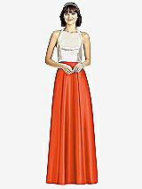 Front View Thumbnail - Tangerine Tango Dessy Collection Bridesmaid Skirt S2976
