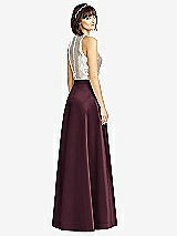 Rear View Thumbnail - Bordeaux Dessy Collection Bridesmaid Skirt S2976