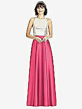 Front View Thumbnail - Pantone Honeysuckle Dessy Collection Bridesmaid Skirt S2976