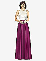 Front View Thumbnail - Merlot Dessy Collection Bridesmaid Skirt S2976