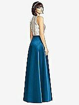 Rear View Thumbnail - Ocean Blue Dessy Collection Bridesmaid Skirt S2976