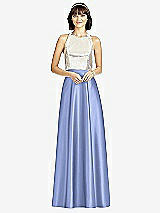Front View Thumbnail - Periwinkle - PANTONE Serenity Dessy Collection Bridesmaid Skirt S2976