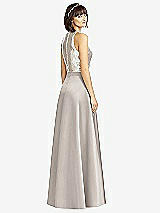 Rear View Thumbnail - Taupe Dessy Collection Bridesmaid Skirt S2976