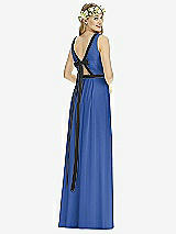 Rear View Thumbnail - Classic Blue & Black Social Bridesmaids Style 8173