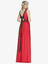 Rear View Thumbnail - Parisian Red & Black Social Bridesmaids Style 8173