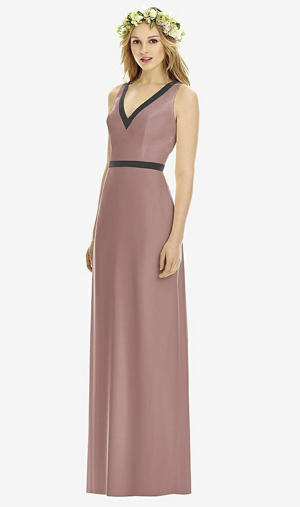 Front View - Sienna & Black Social Bridesmaids Style 8173