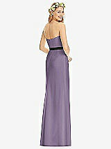 Rear View Thumbnail - Lavender & Black Social Bridesmaids Style 8174