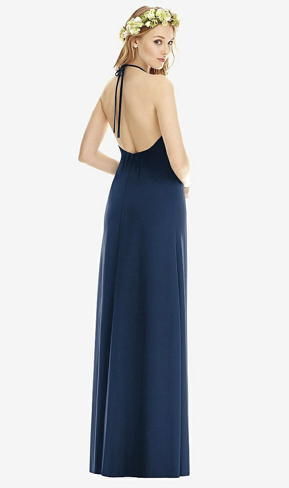 Back View - Midnight Navy Social Bridesmaids Style 8175
