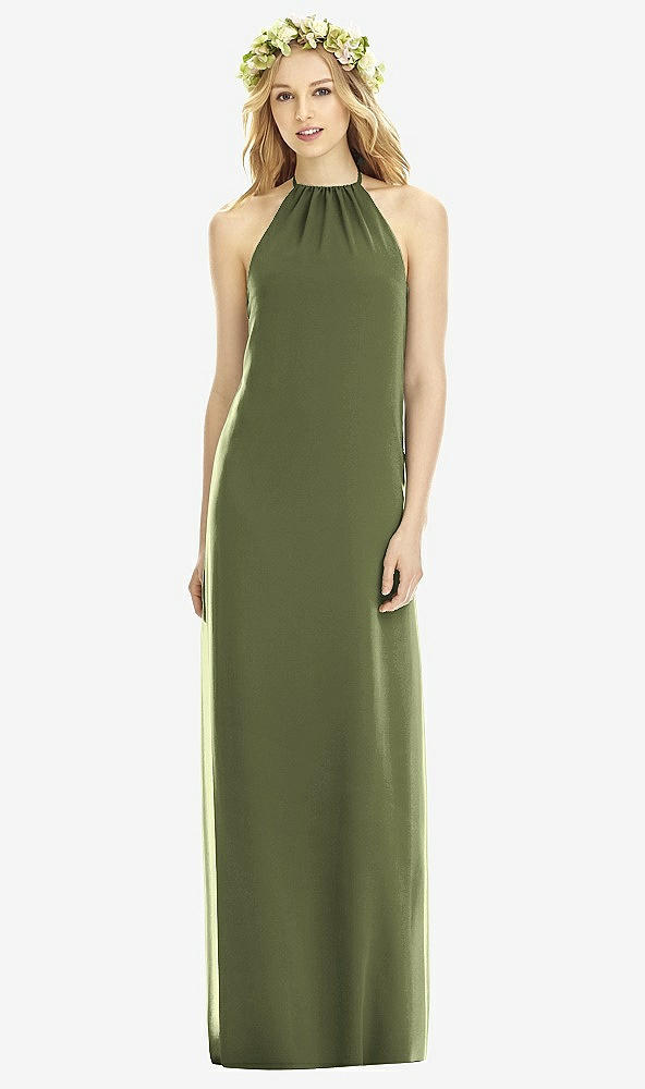 Front View - Olive Green Social Bridesmaids Style 8175
