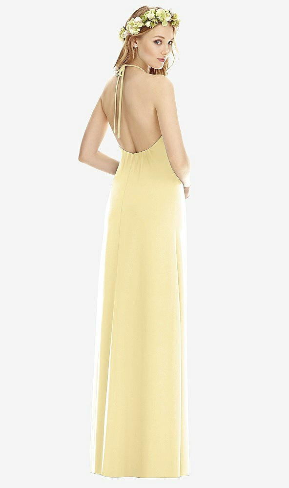 Back View - Pale Yellow Social Bridesmaids Style 8175