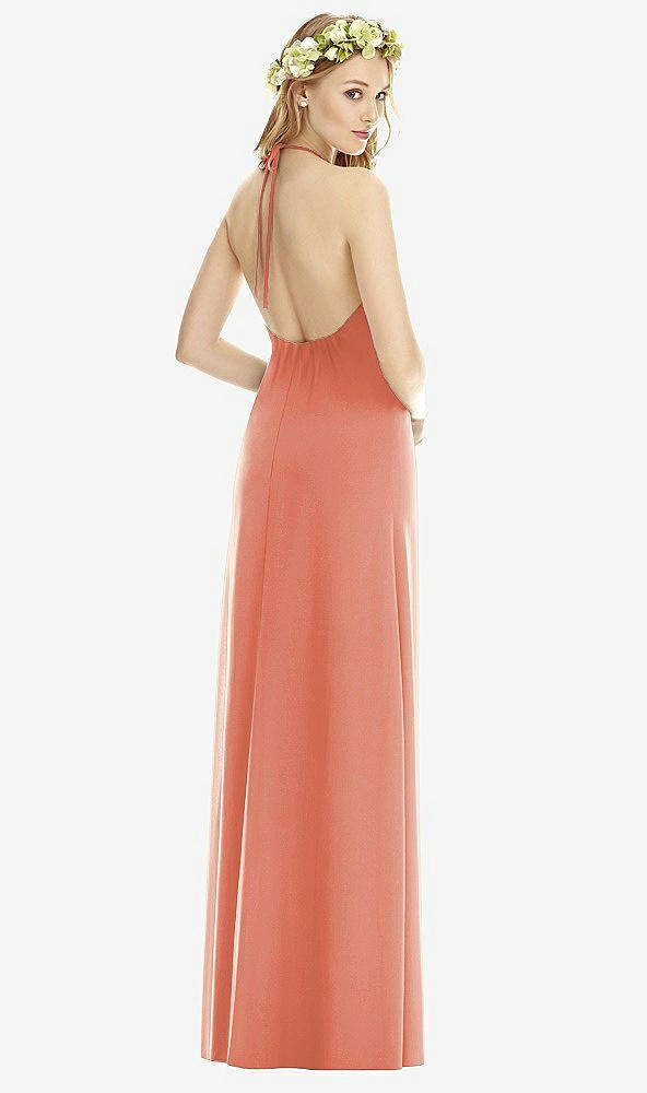 Back View - Terracotta Copper Social Bridesmaids Style 8175