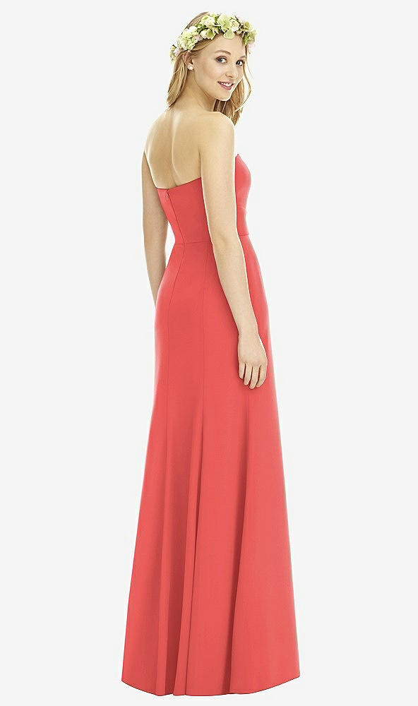 Back View - Perfect Coral Social Bridesmaids Style 8176