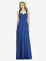 Rear View Thumbnail - Classic Blue Social Bridesmaids Dress 8177