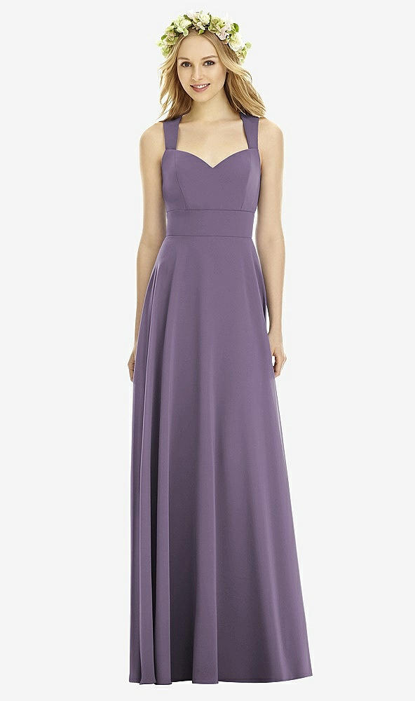 Back View - Lavender Social Bridesmaids Dress 8177