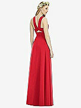 Front View Thumbnail - Parisian Red Social Bridesmaids Dress 8177