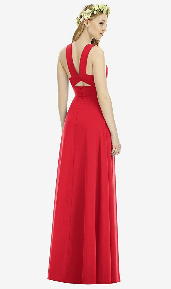 Front View - Parisian Red Social Bridesmaids Dress 8177