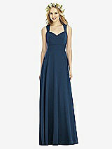 Rear View Thumbnail - Sofia Blue Social Bridesmaids Dress 8177