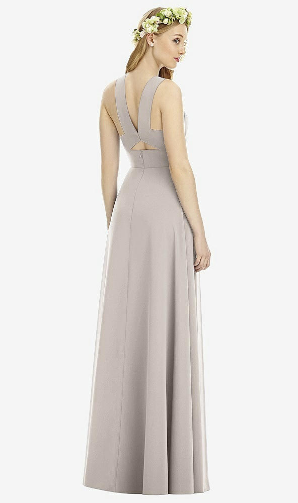 Front View - Taupe Social Bridesmaids Dress 8177