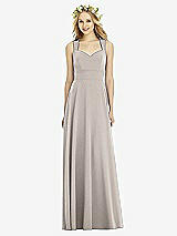 Rear View Thumbnail - Taupe Social Bridesmaids Dress 8177