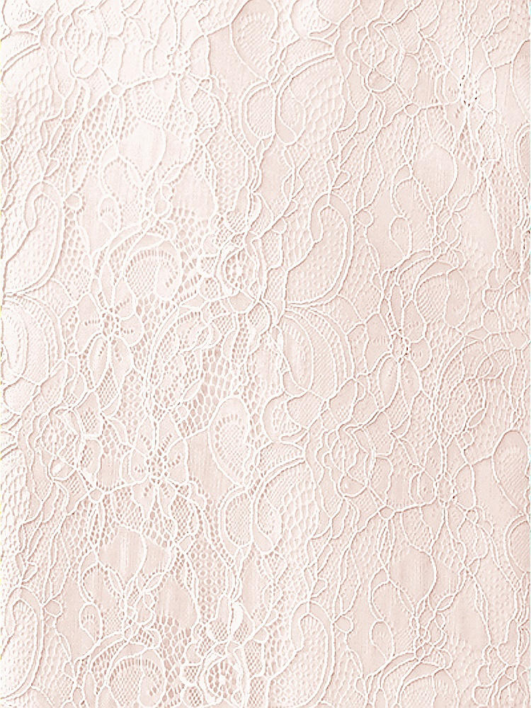 Front View - Blush Florentine Lace by the yard