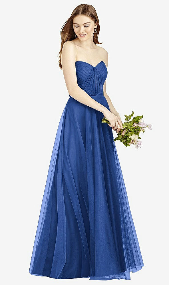 Front View - Classic Blue Studio Design Bridesmaid Dress 4505