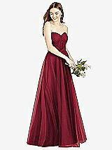 Front View Thumbnail - Burgundy Studio Design Bridesmaid Dress 4505