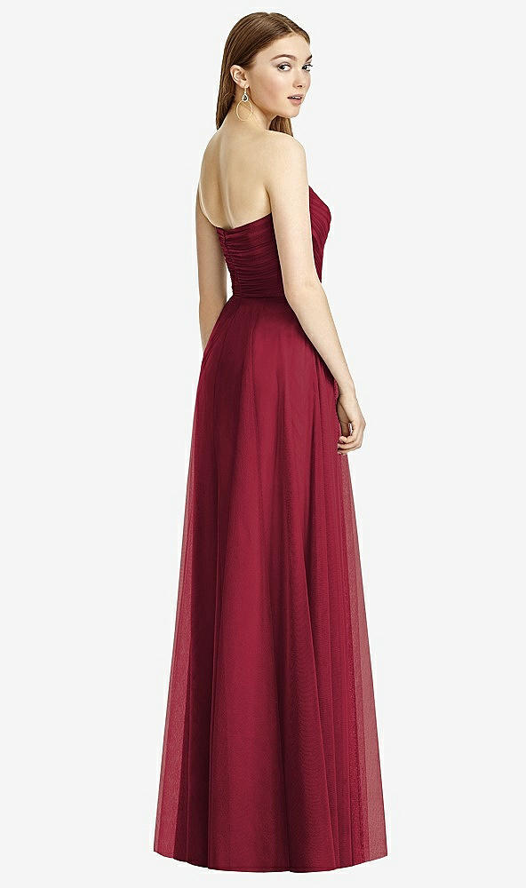 Back View - Burgundy Studio Design Bridesmaid Dress 4505