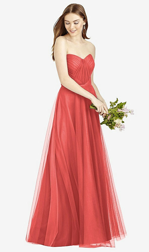 Front View - Perfect Coral Studio Design Bridesmaid Dress 4505