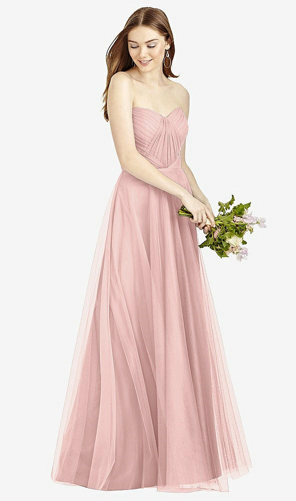 Front View - Rose - PANTONE Rose Quartz Studio Design Bridesmaid Dress 4505