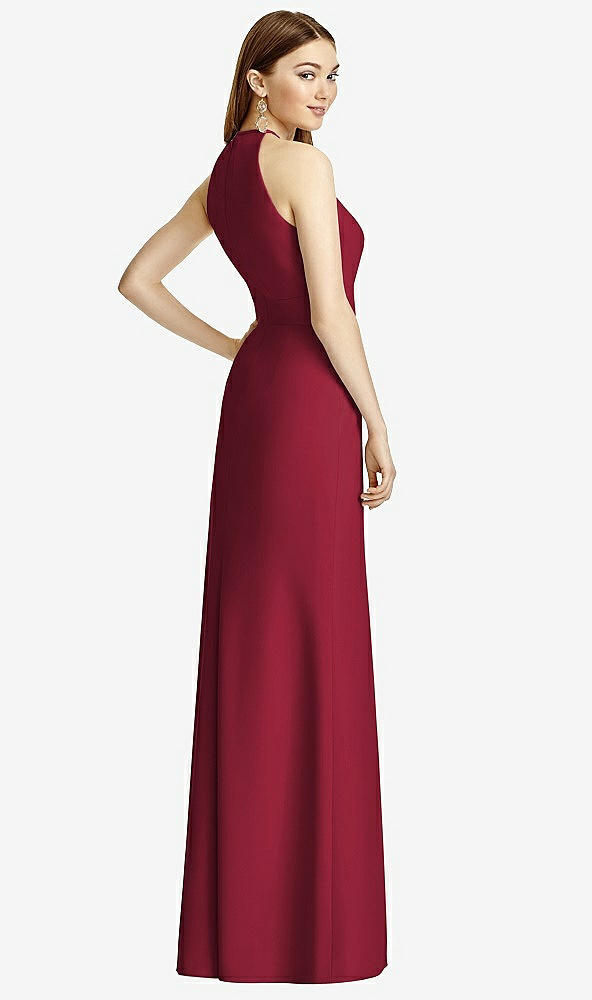 Back View - Burgundy Studio Design Bridesmaid Dress 4507