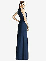 Rear View Thumbnail - Midnight Navy Studio Design Bridesmaid Dress 4507